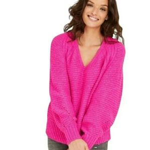 NWT Universal Thread balloon sleeve sweater in hot pink size xsmall